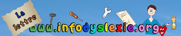 La lettre infodyslexie