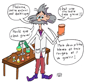 dyslexie et pilule